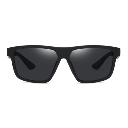 StinkEye™ Rogue sunglasses black frame grey lens front view